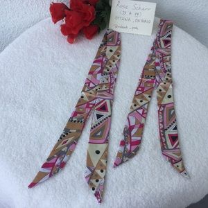 2pcs Twilly Scarves Handbag/ Handle Ribbon